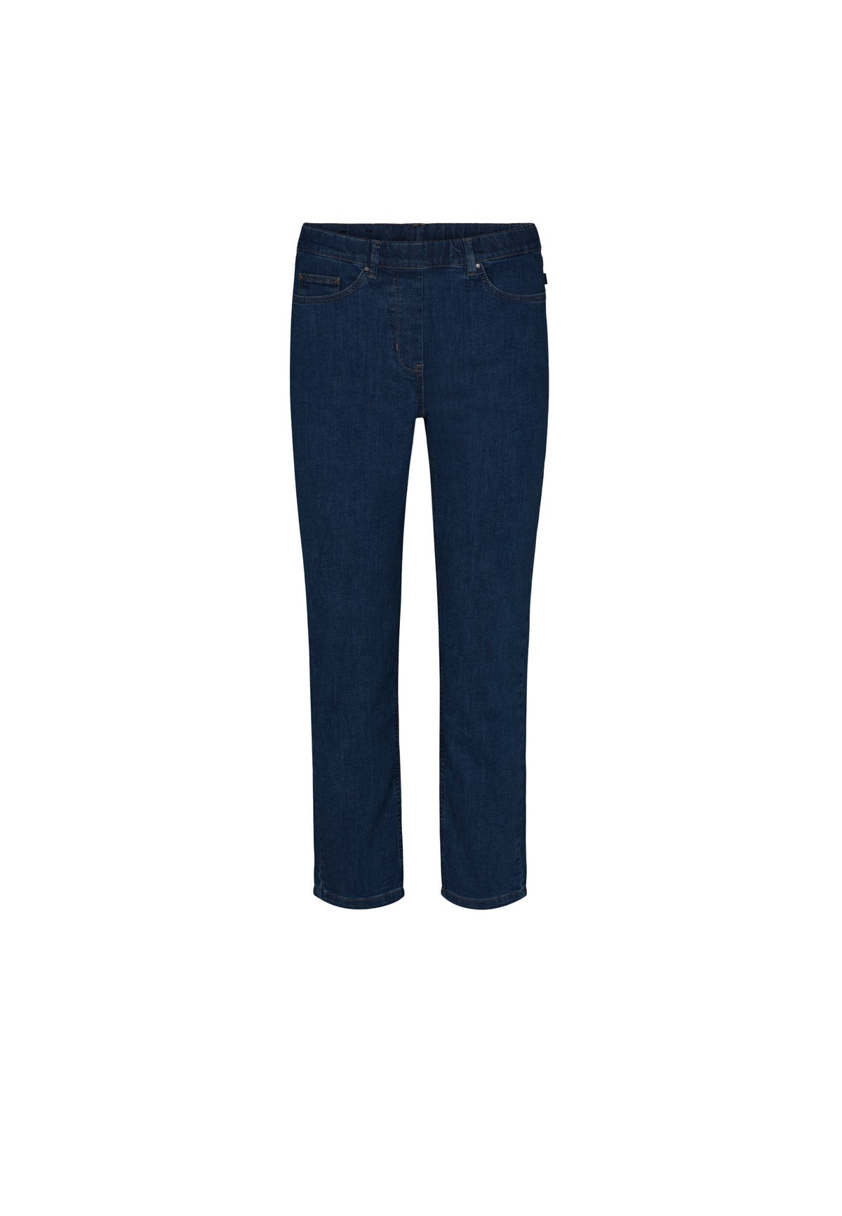 LAURIE Hannah Regular Extra Kort Jeans Mörkblå Denim