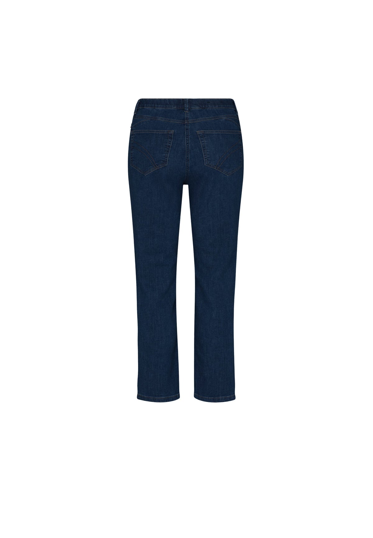 LAURIE Hannah Regular Extra Kort Jeans Mörkblå Denim