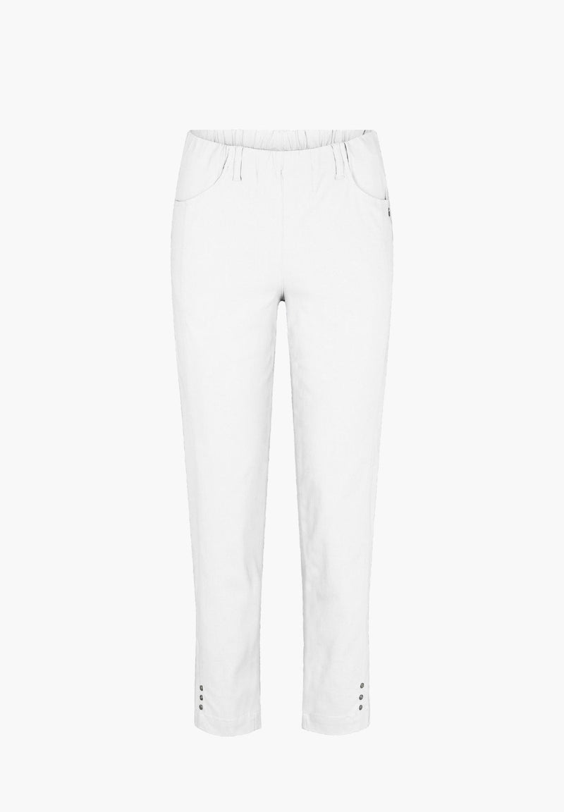 LauRie Mirakelbyxa Rose Regular Cropped Vit