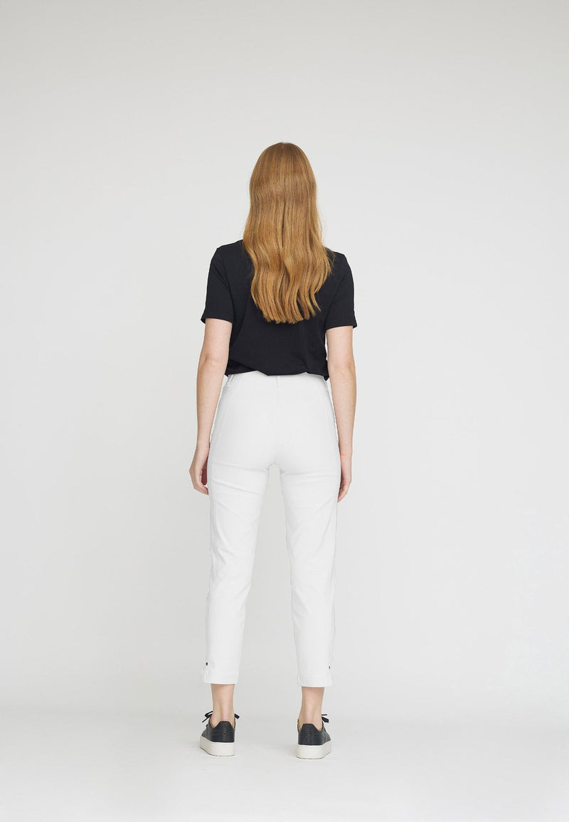 LauRie Mirakelbyxa Rose Regular Cropped Vit