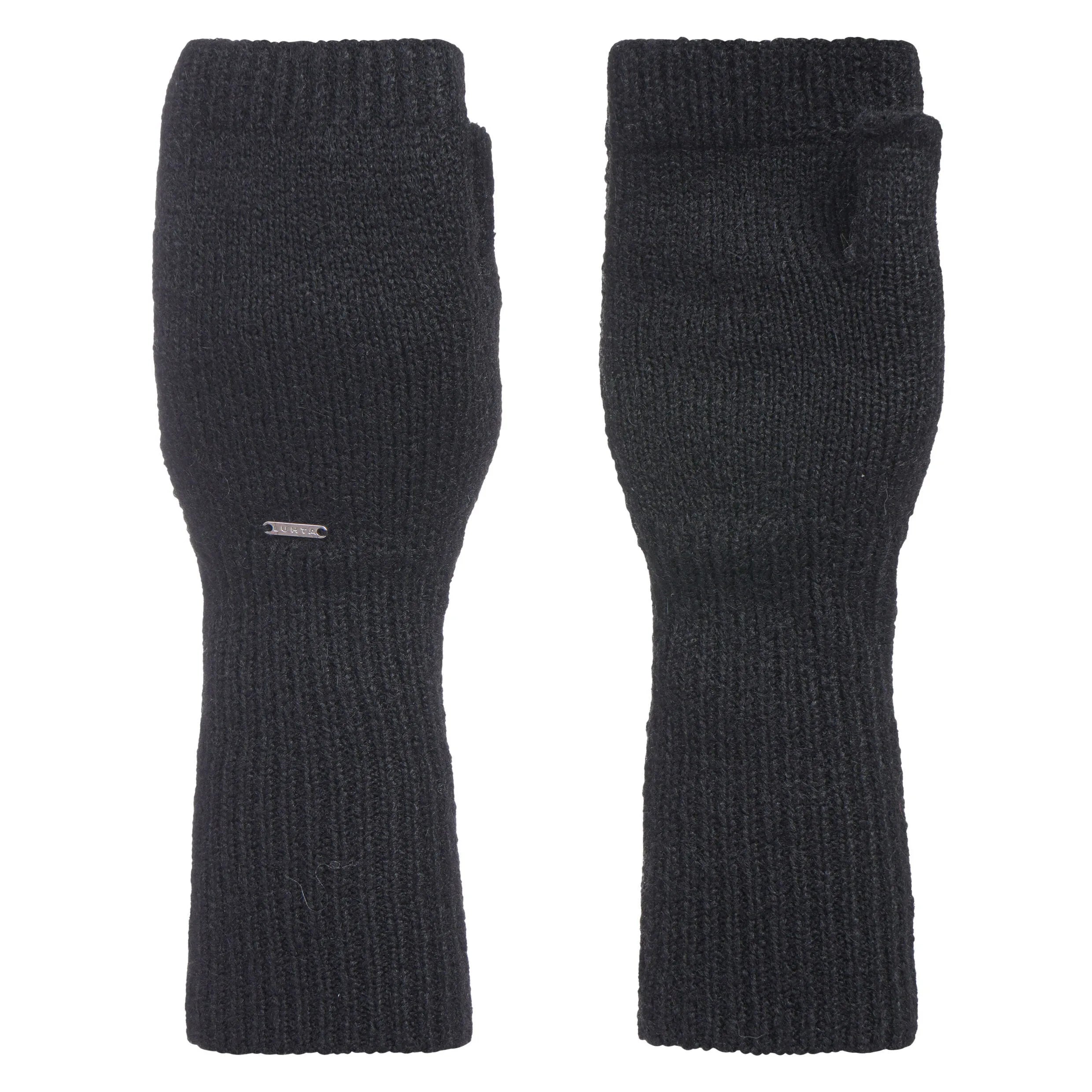 Luhta Fingerlösa Handskar Nuuski Svart