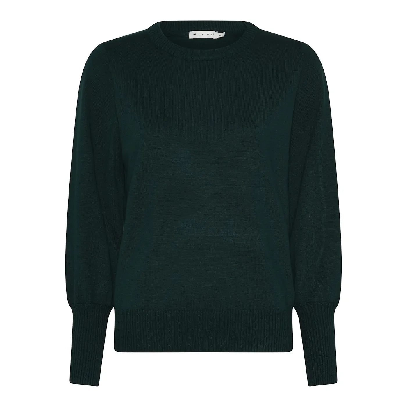 MICHA Tröja Basic Ecovero Viscose Mörkgrön