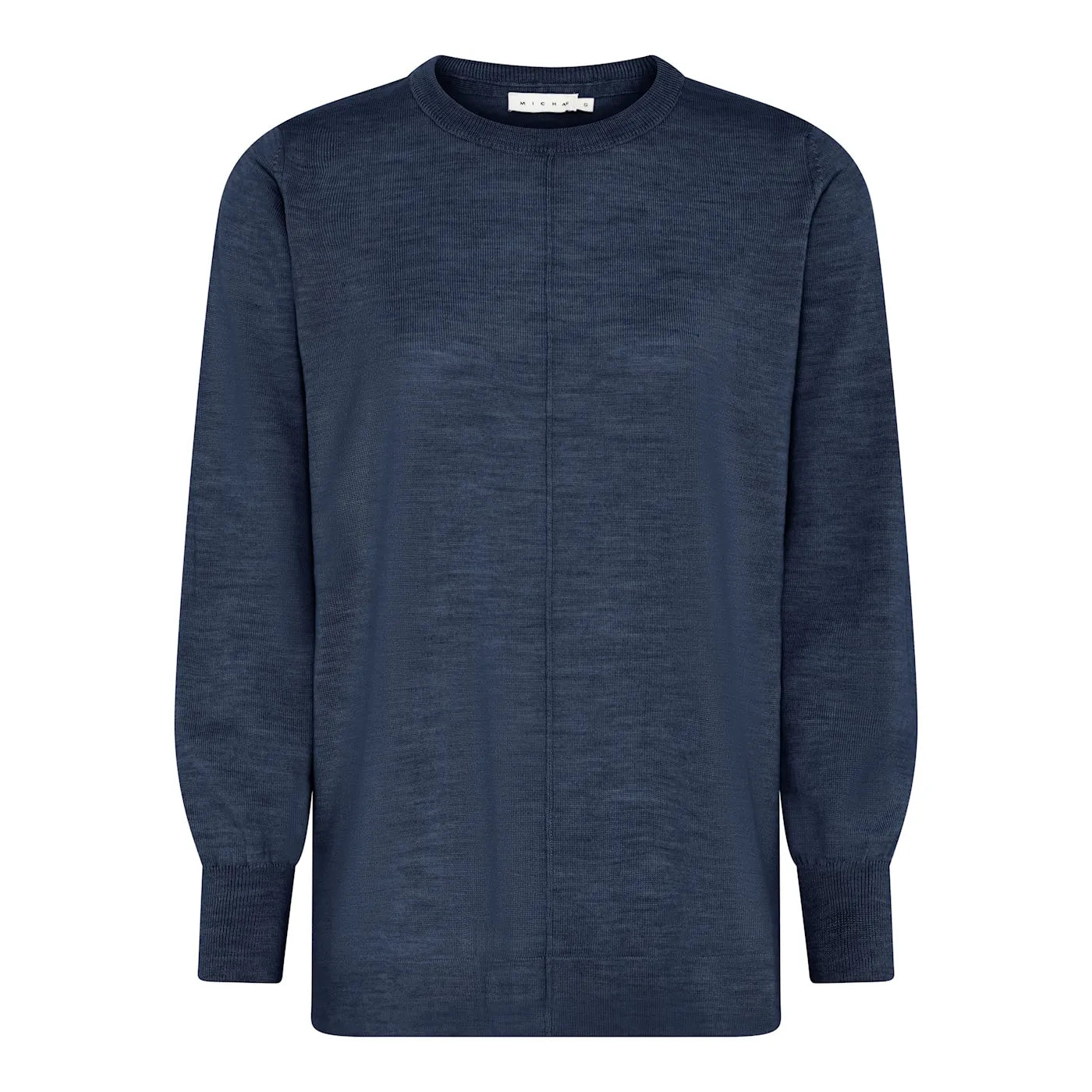 MICHA Tröja Ull Marinblå