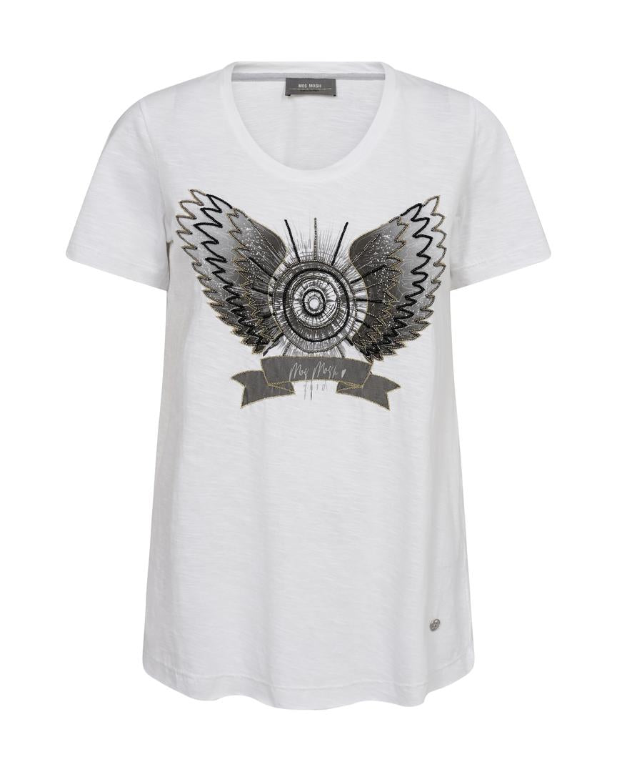 Mos Mosh Gethi O-SS T-shirt White