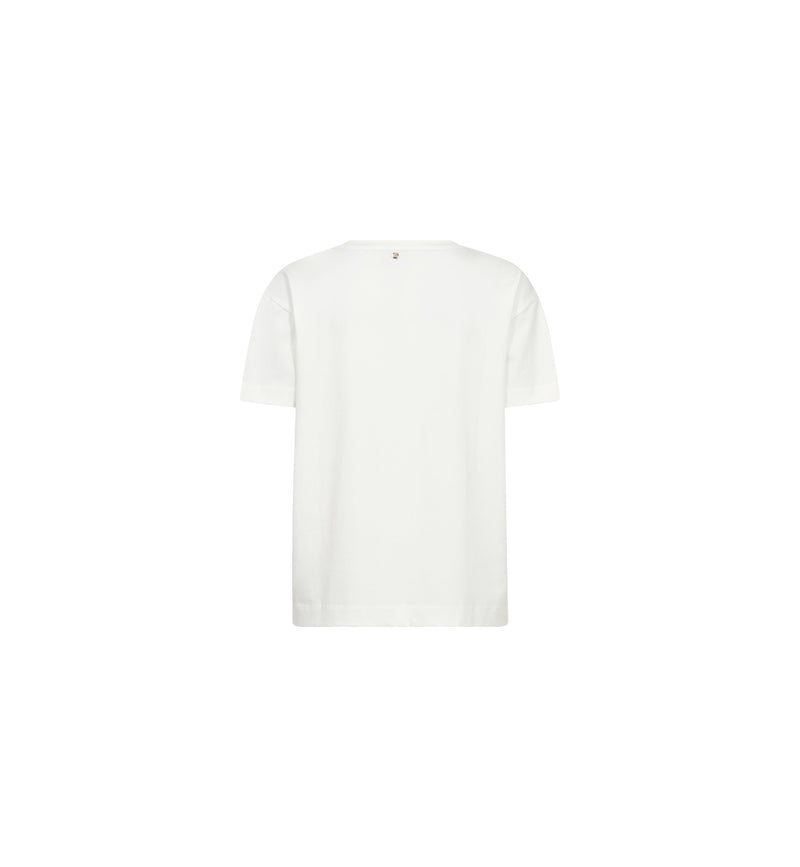 Mos Mosh Judd T-shirt med Tryck Brun