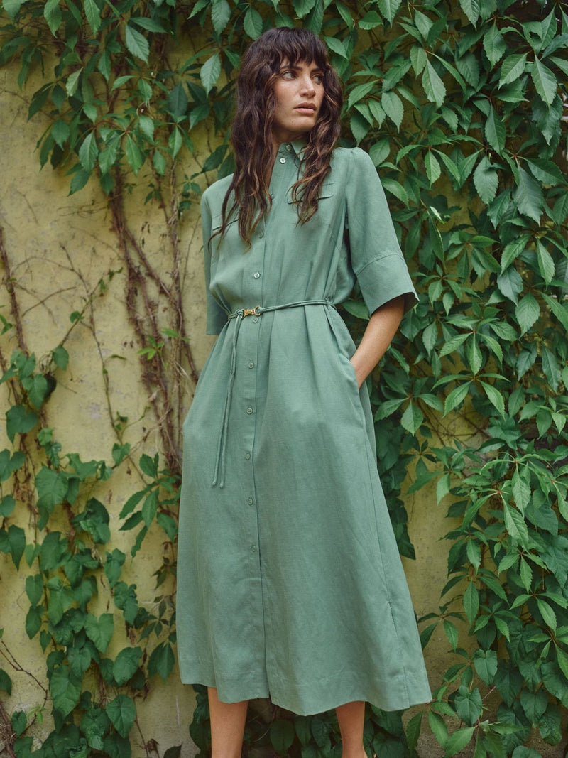Mos Mosh Klänning Rayas Alexis Grön
