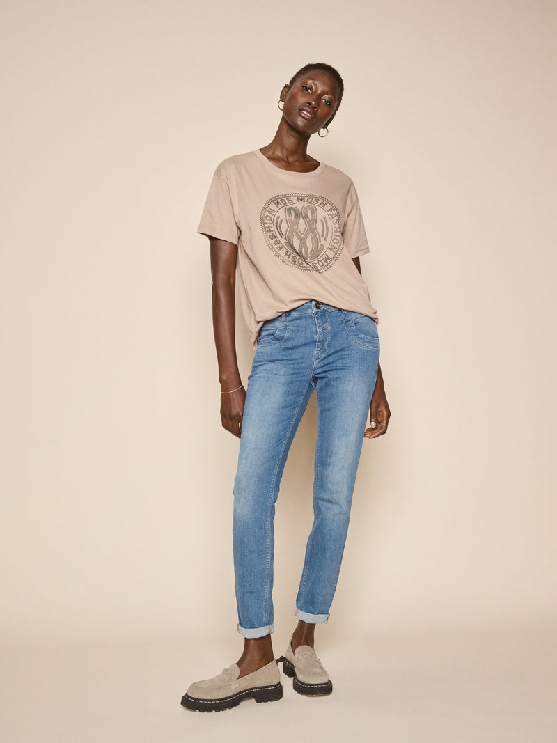 Mos Mosh Naomi Haim Jeans Light Blue
