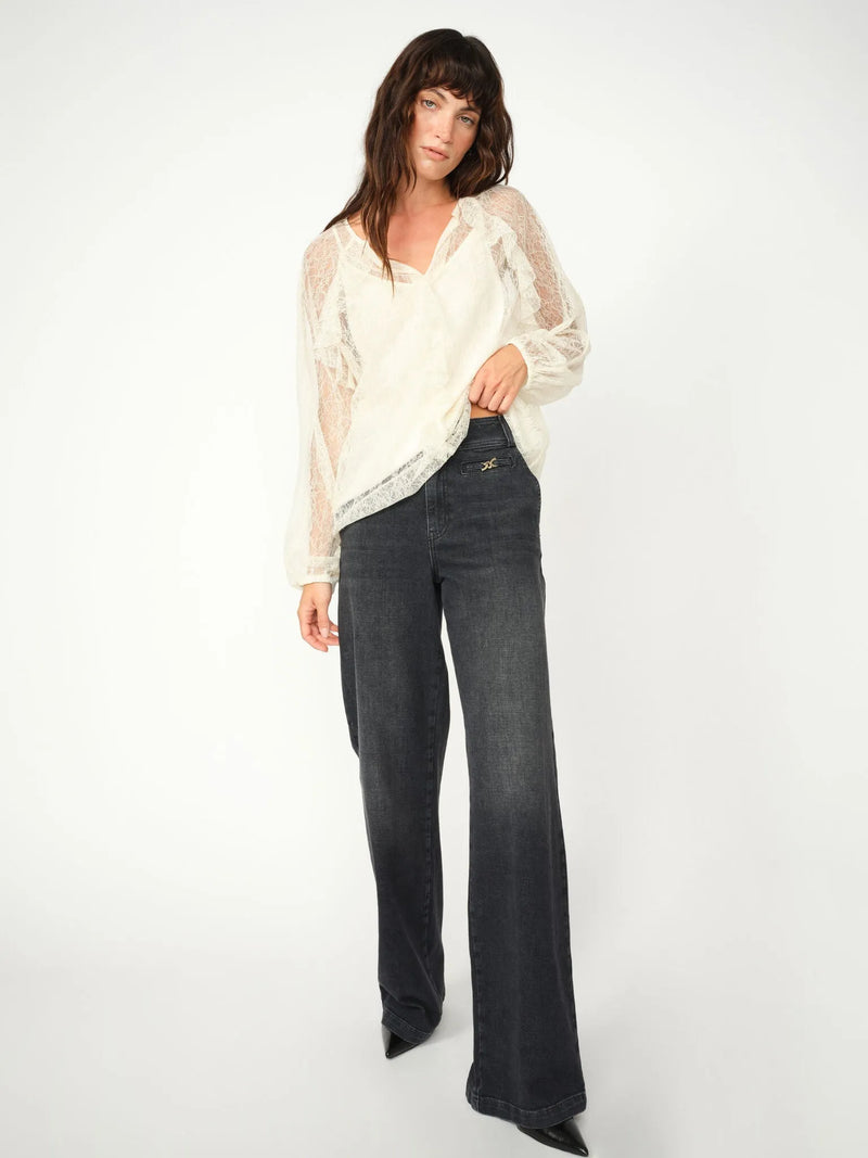 Mos Mosh Peach Jeans Candia Svart