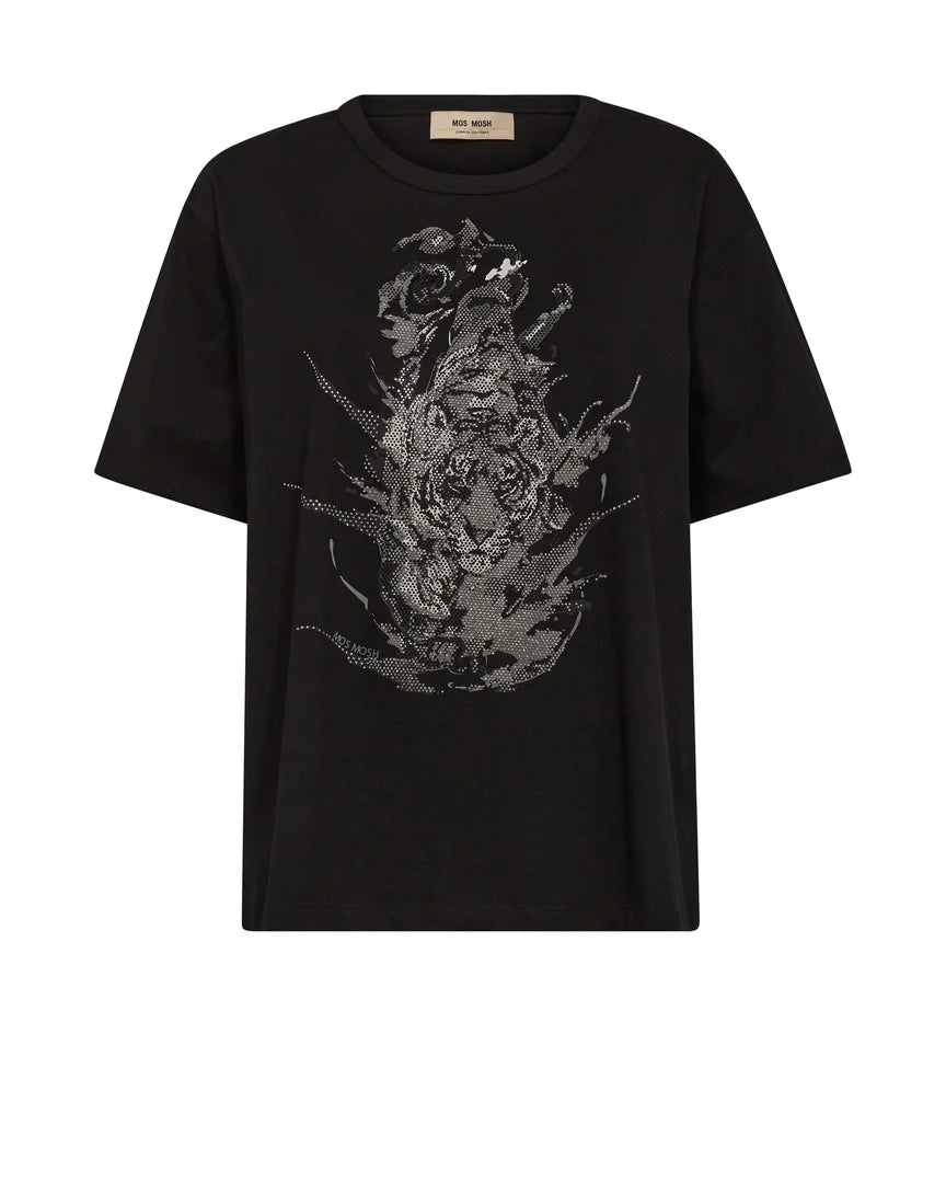 Mos Mosh T-Shirt Corlett Svart