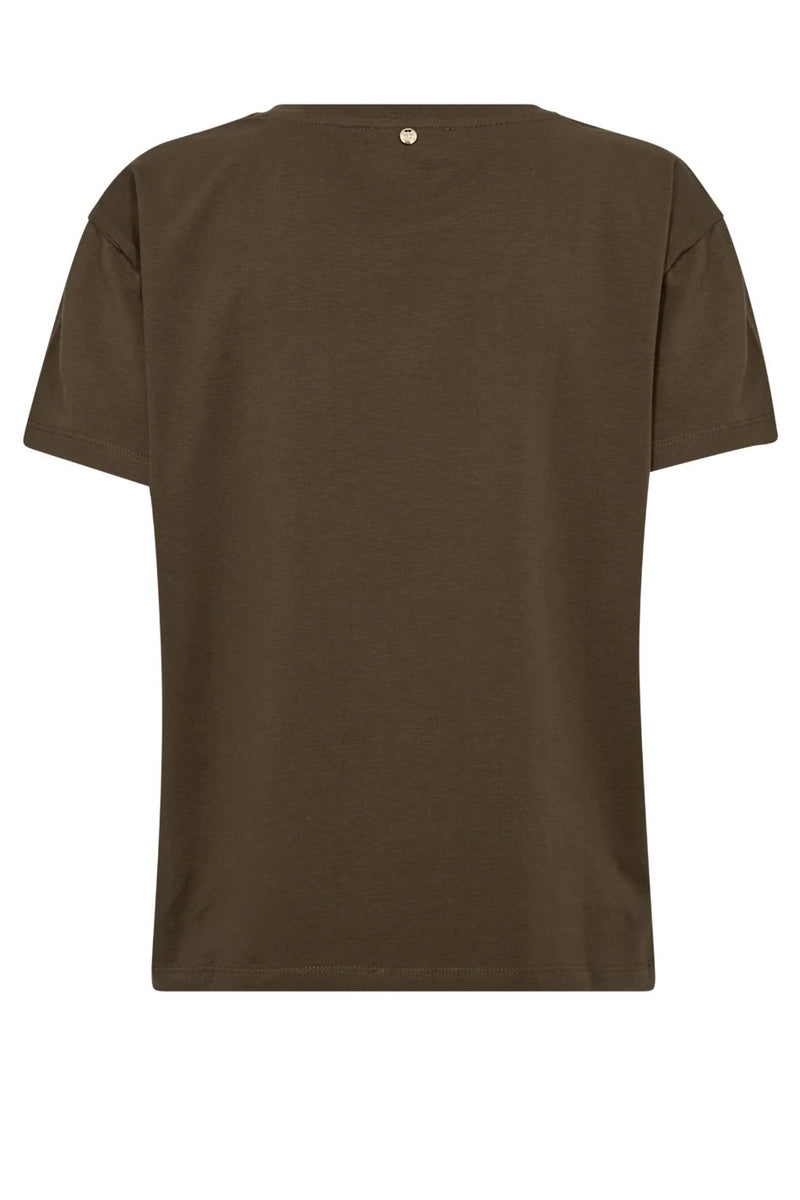 Mos Mosh Judd T-shirt med Tryck Grön