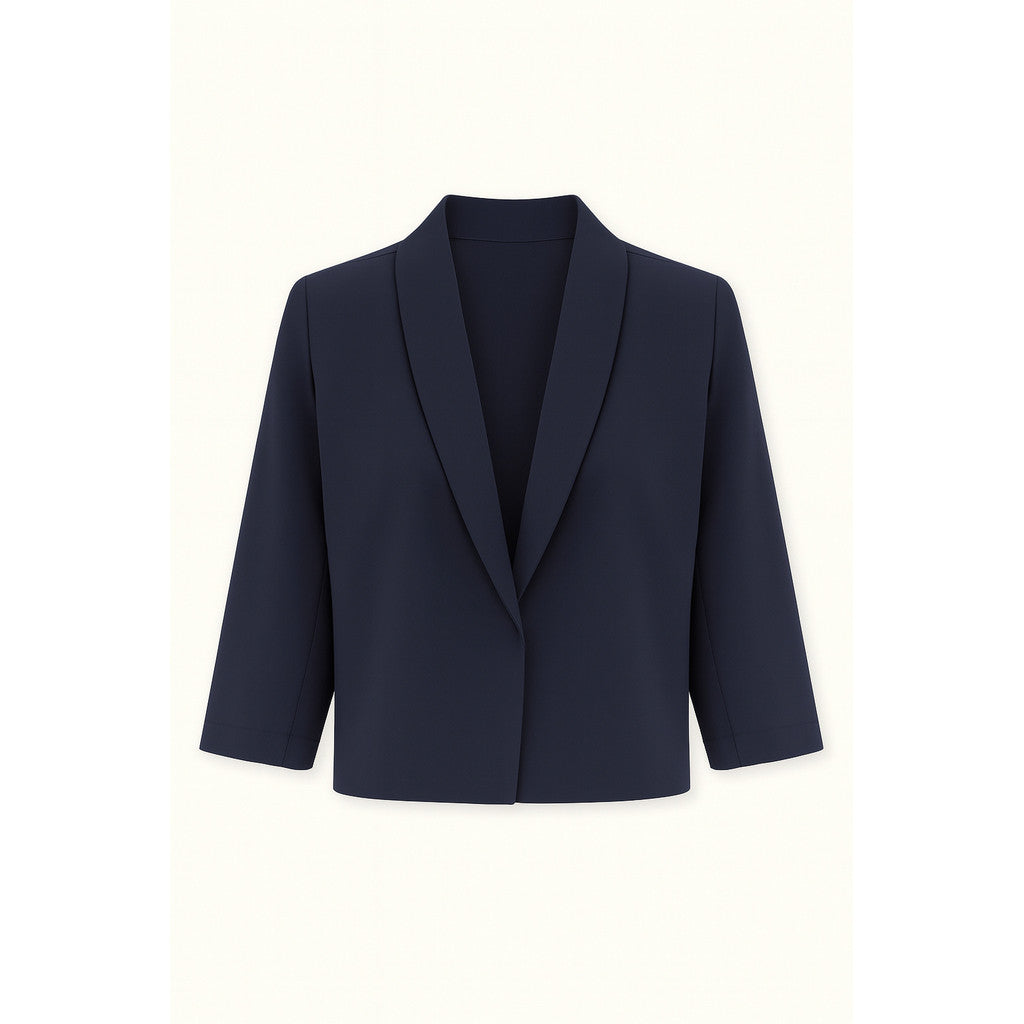 2-Biz Jacka Oda med Trekvartsärm Marin