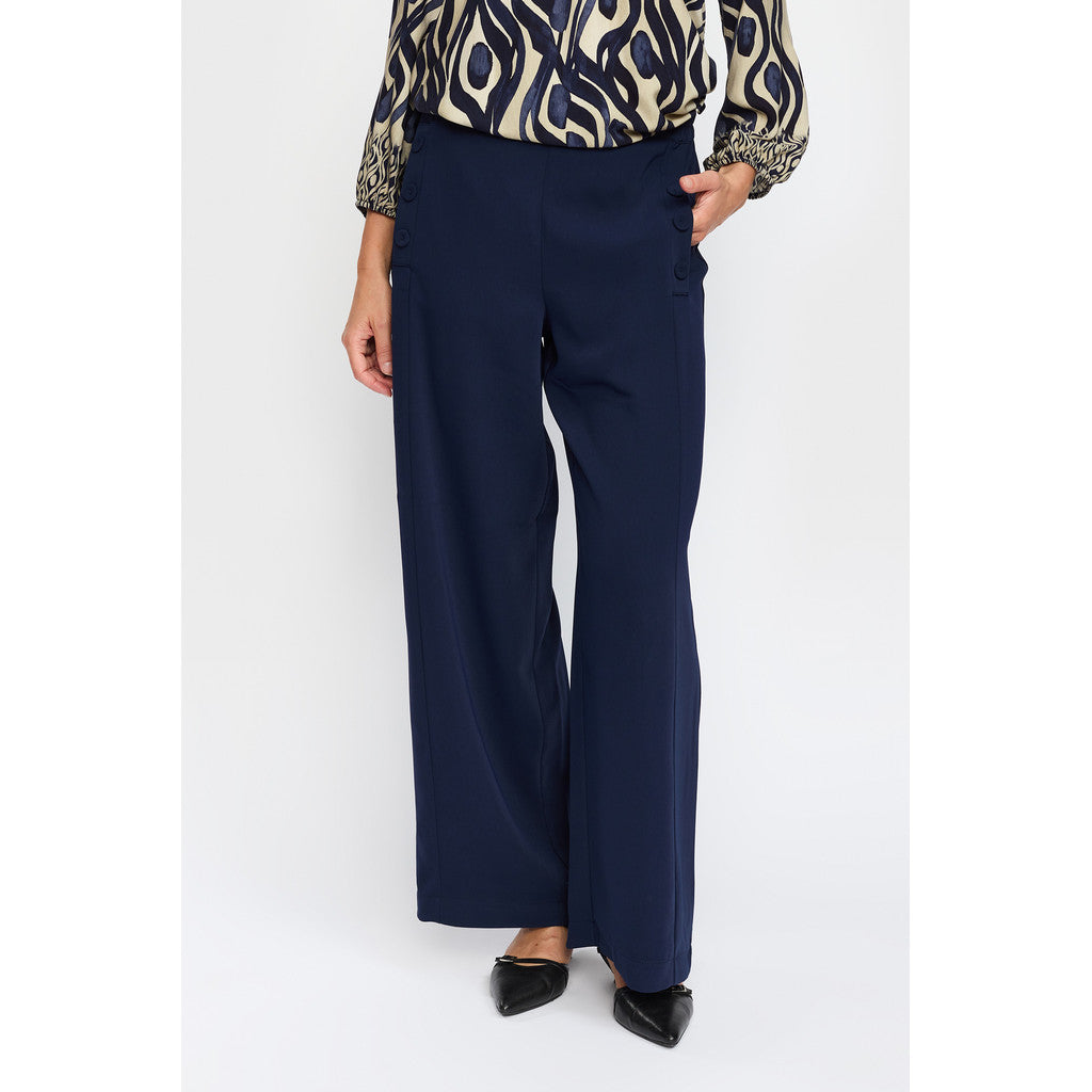 2-Biz Byxor Ofelia med vida ben Marin