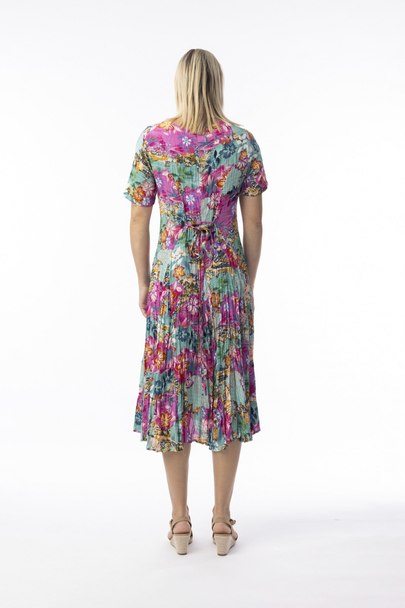 ORIENTIQUE Godet-Klänning Selaron