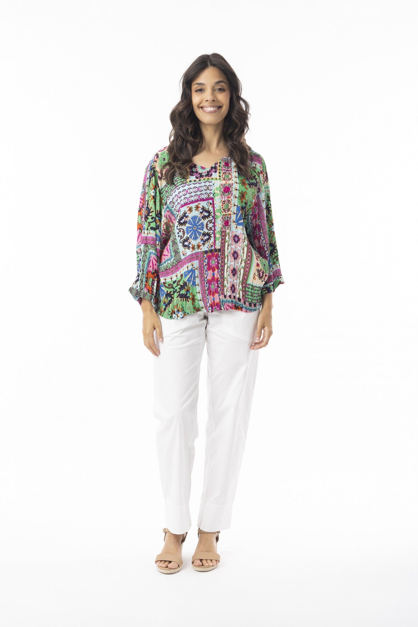 ORIENTIQUE V-Ringad Topp Sao Bento