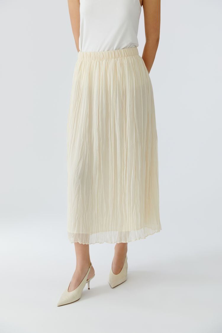 OUI A-linjeformad Kjol Beige