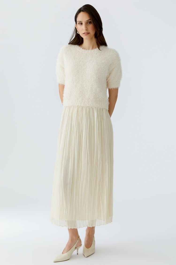 OUI A-linjeformad Kjol Beige