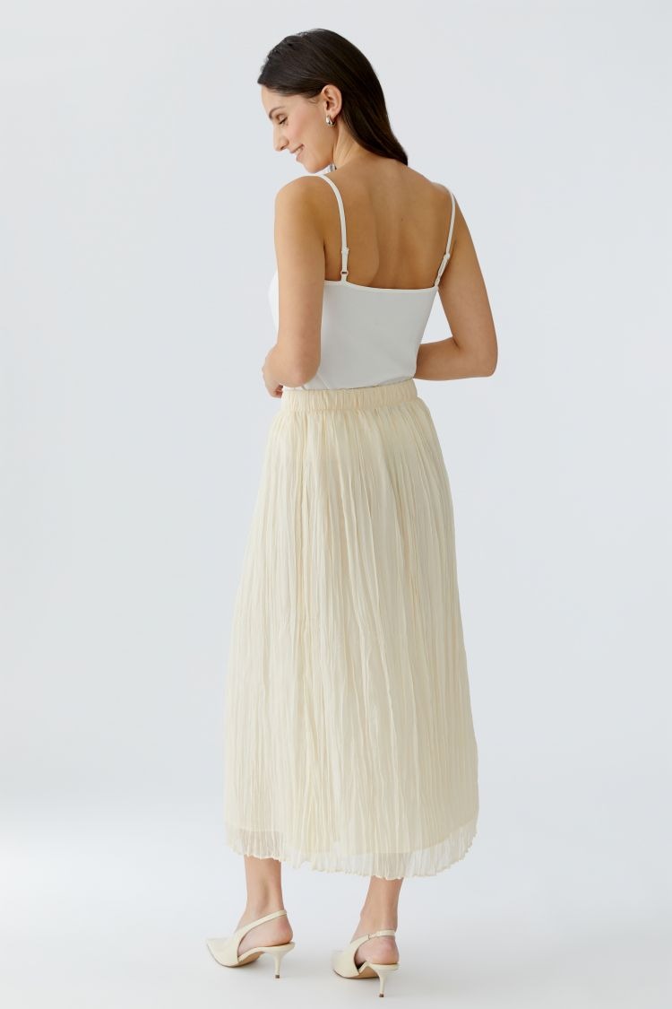 OUI A-linjeformad Kjol Beige