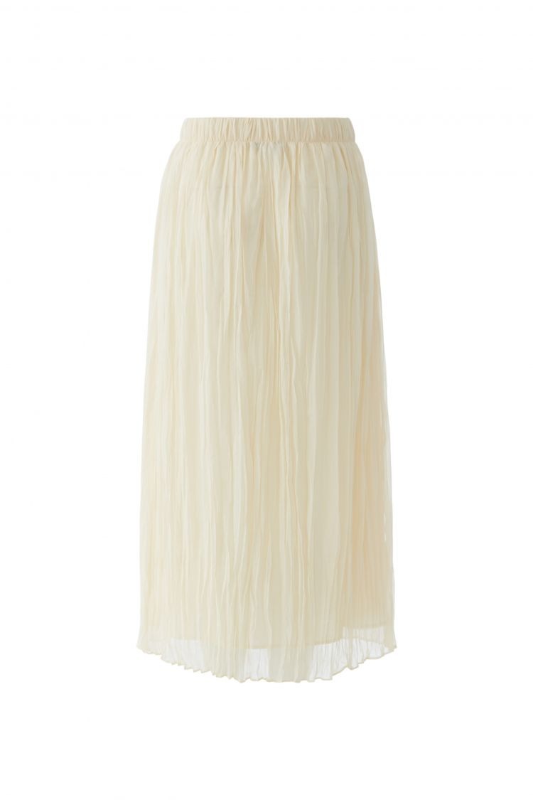 OUI A-linjeformad Kjol Beige