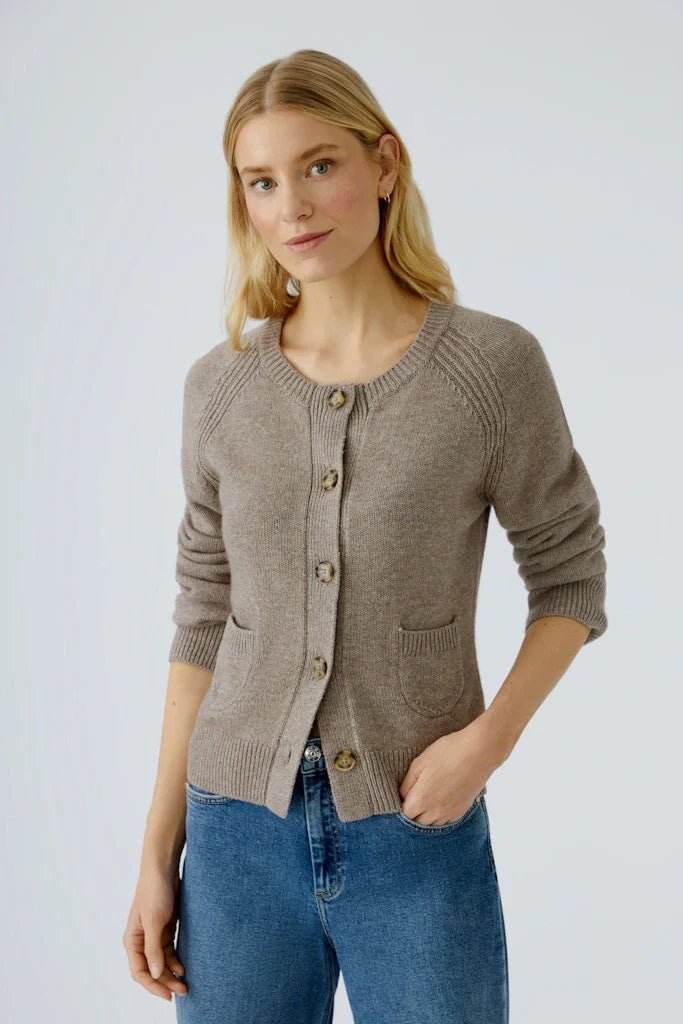 OUI Kofta med Stick Details Taupe