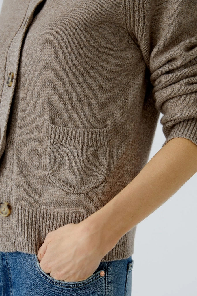 OUI Kofta med Stick Details Taupe