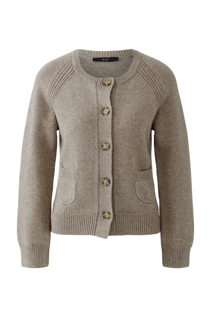 OUI Kofta med Stick Details Taupe