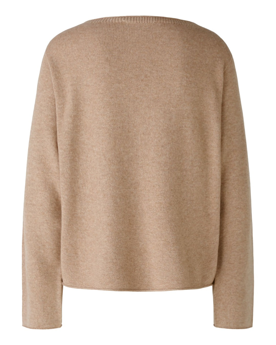 OUI Tröja med ficka Beige