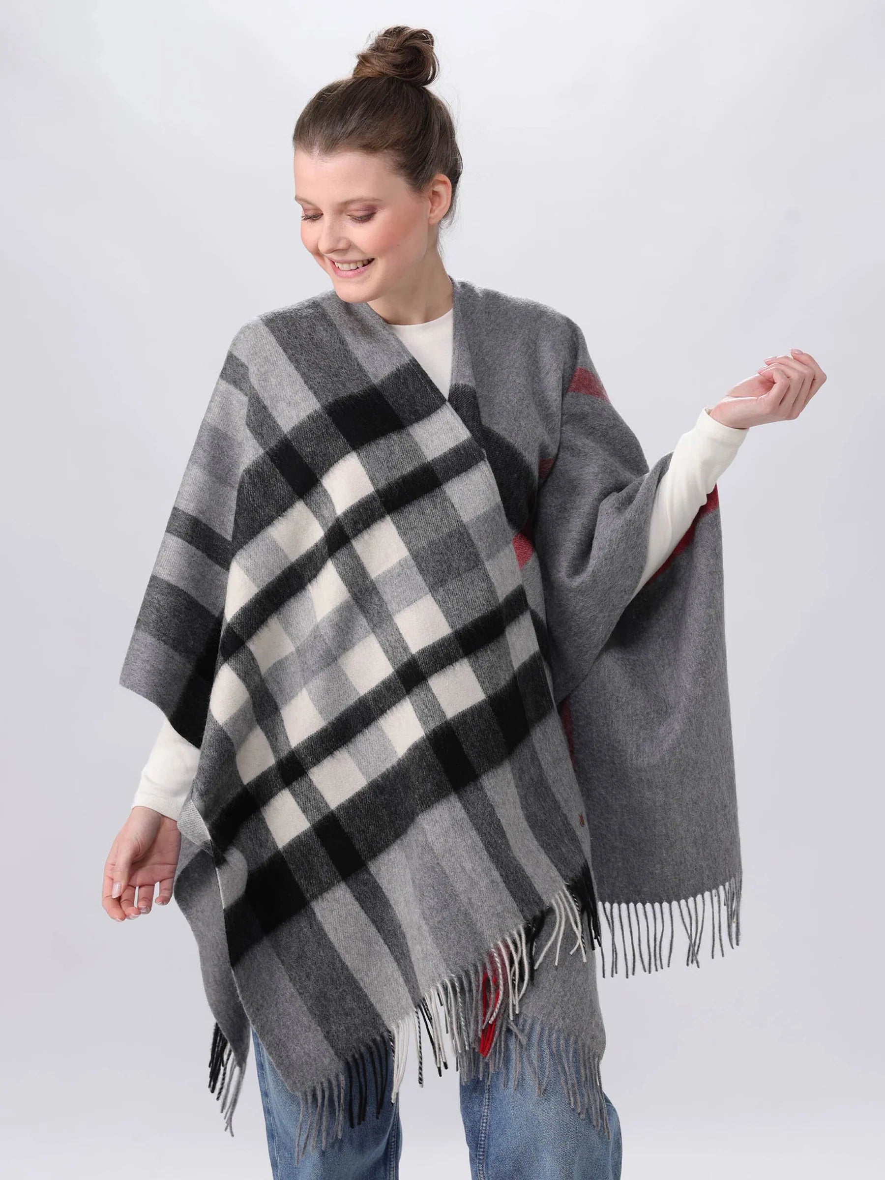 FRAAS Ull Poncho Grey