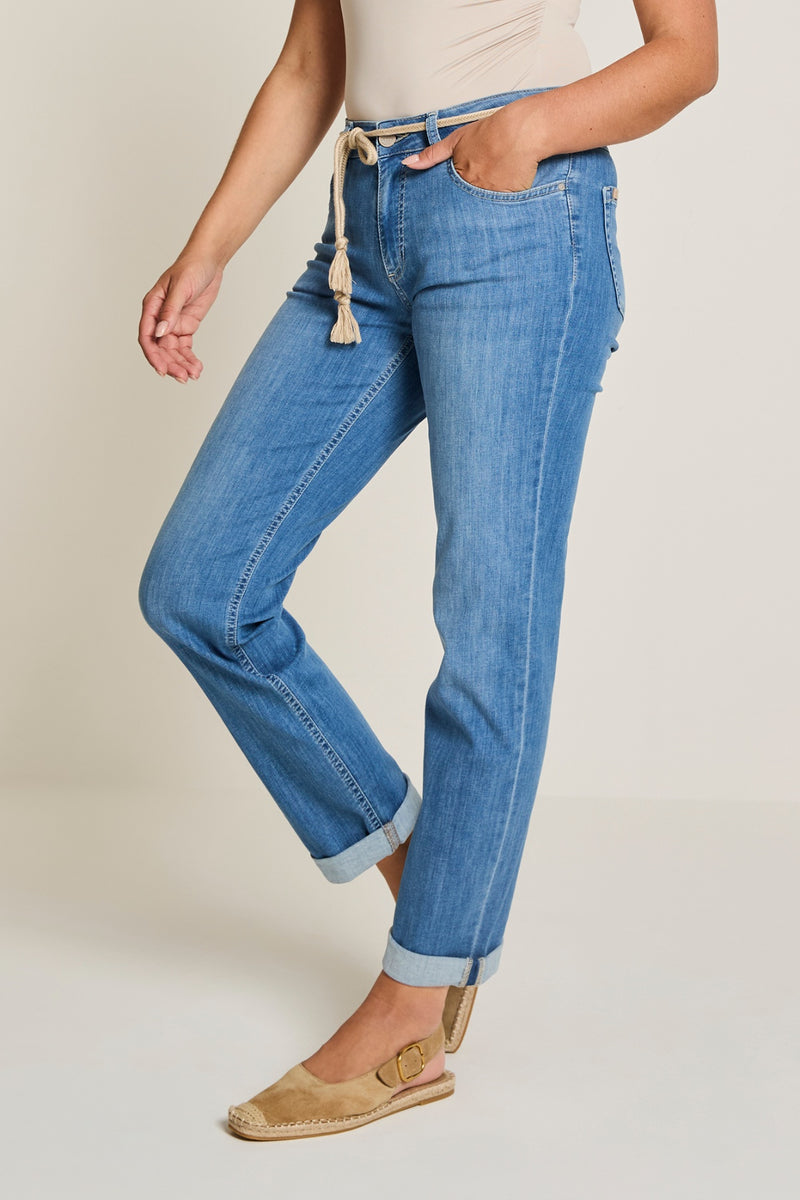 PARA MI Bobby Jeans Mid Blue L30