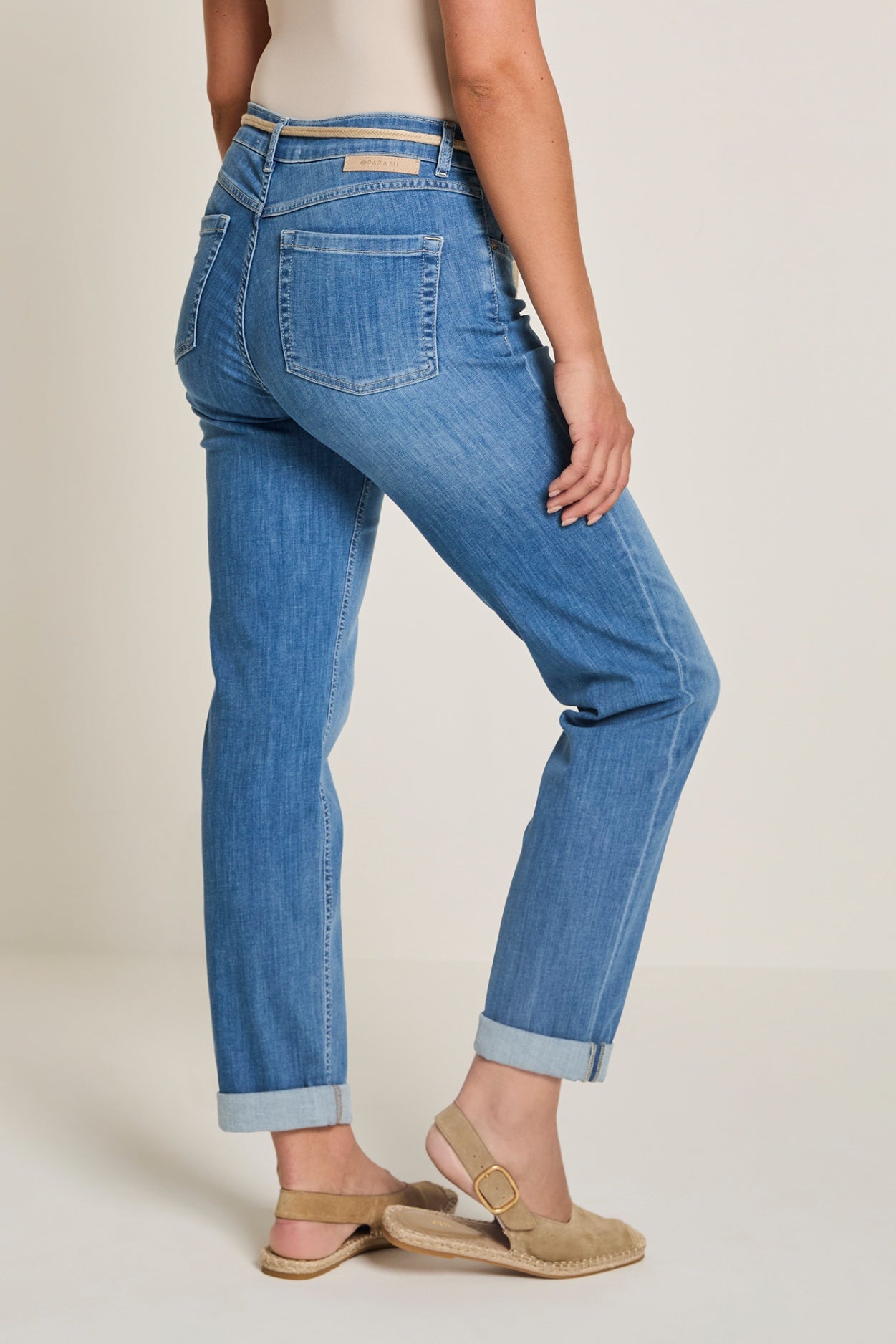 PARA MI Bobby Jeans Mid Blue L30