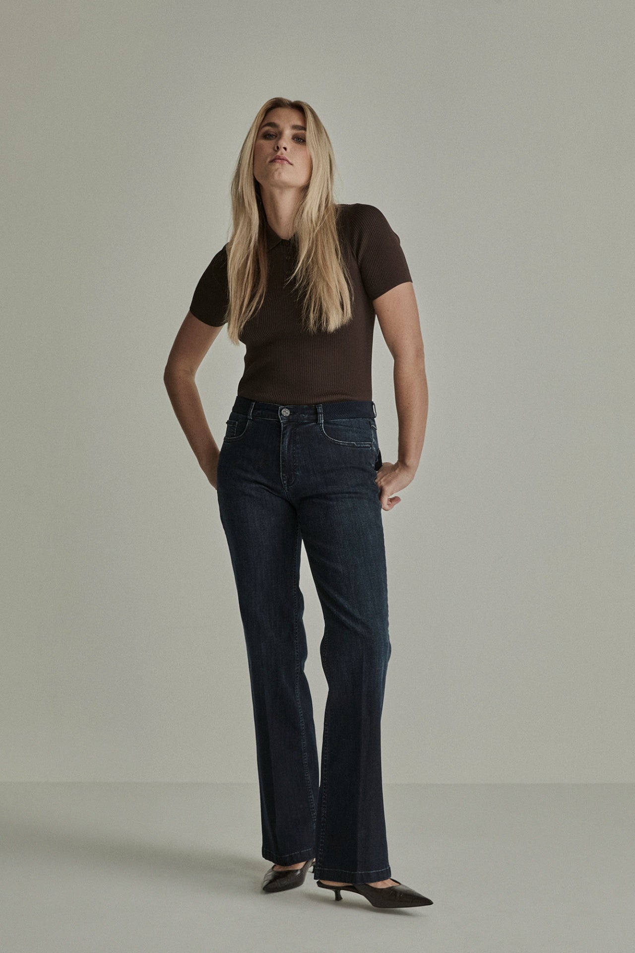 PARA MI Eve (Elastic) Jeans Blå Svart L32