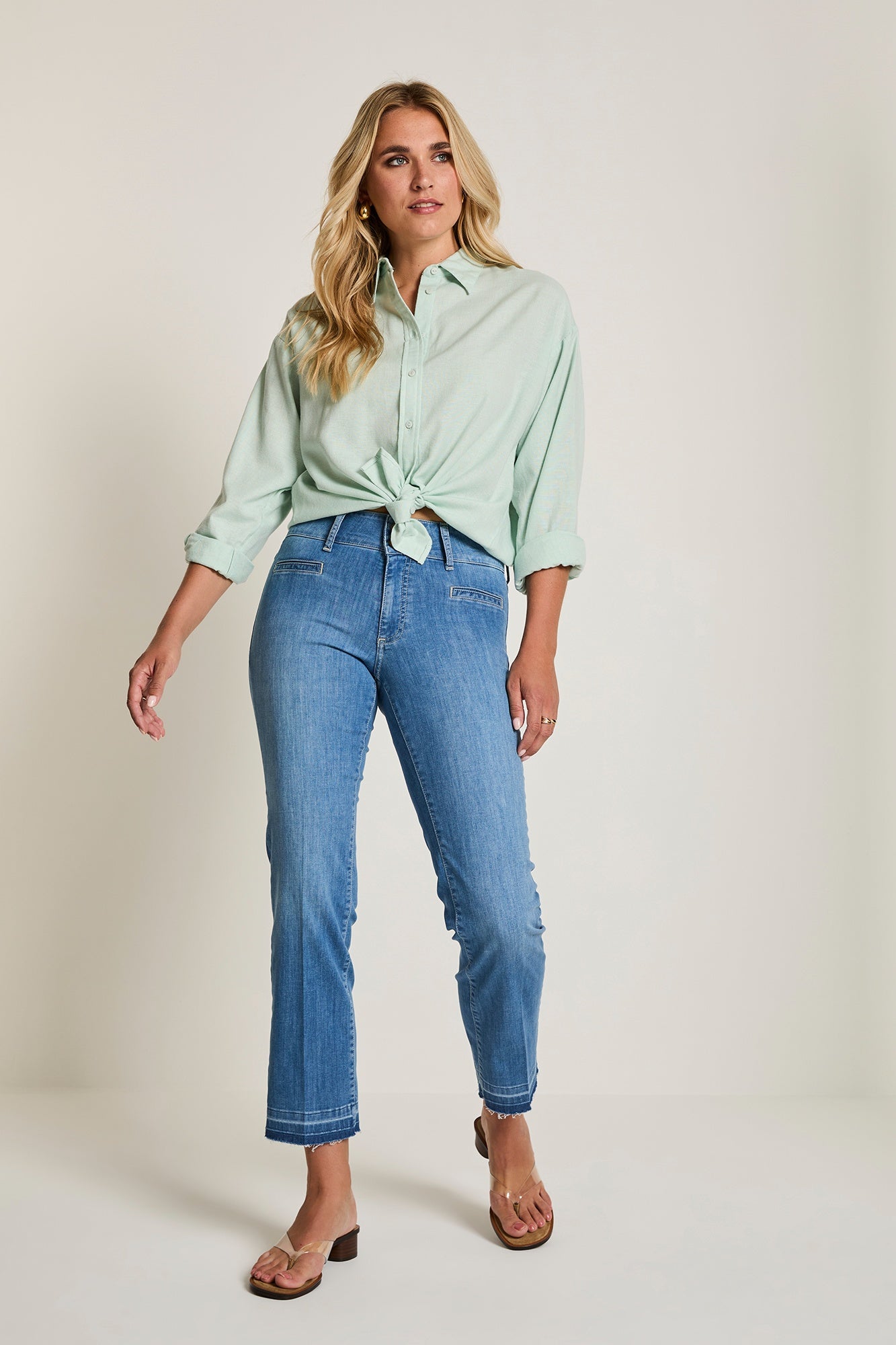 PARA MI Kim Jeans Mid Blue L29