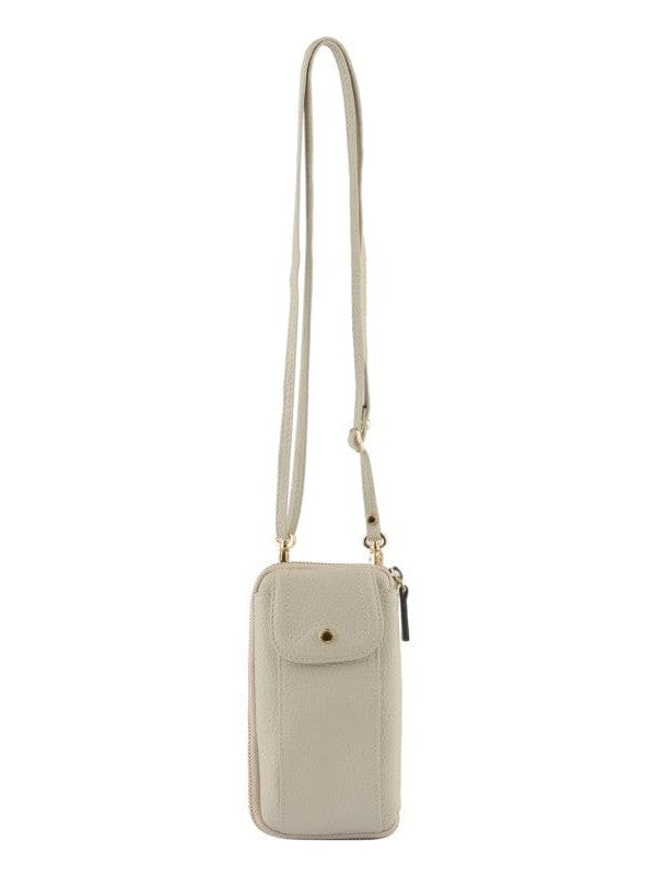 Pourchet Crossbody Mobilväska Beige