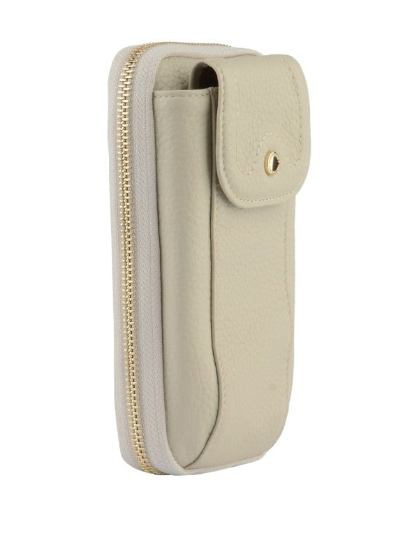 Pourchet Crossbody Mobilväska Beige