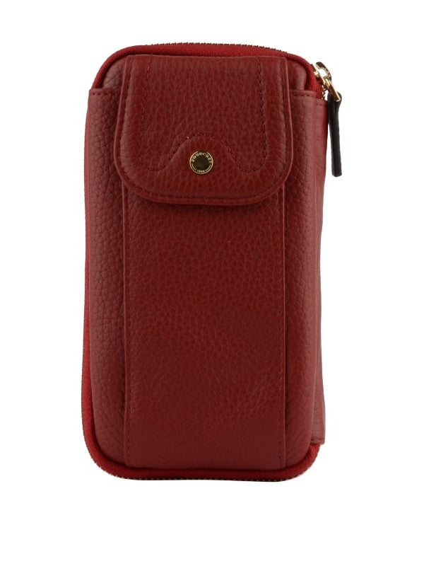 Pourchet Crossbody Mobilväska Bordeaux
