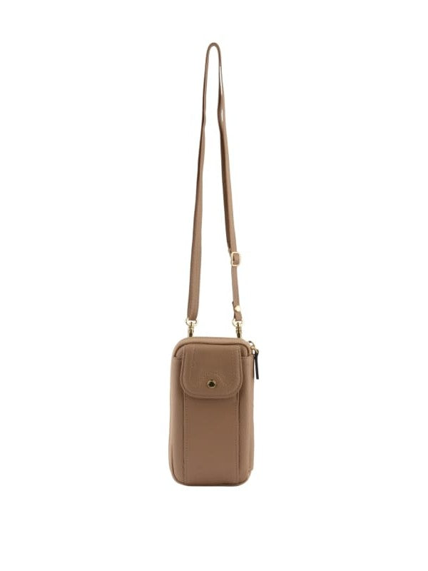 Pourchet Crossbody Mobilväska Mastic