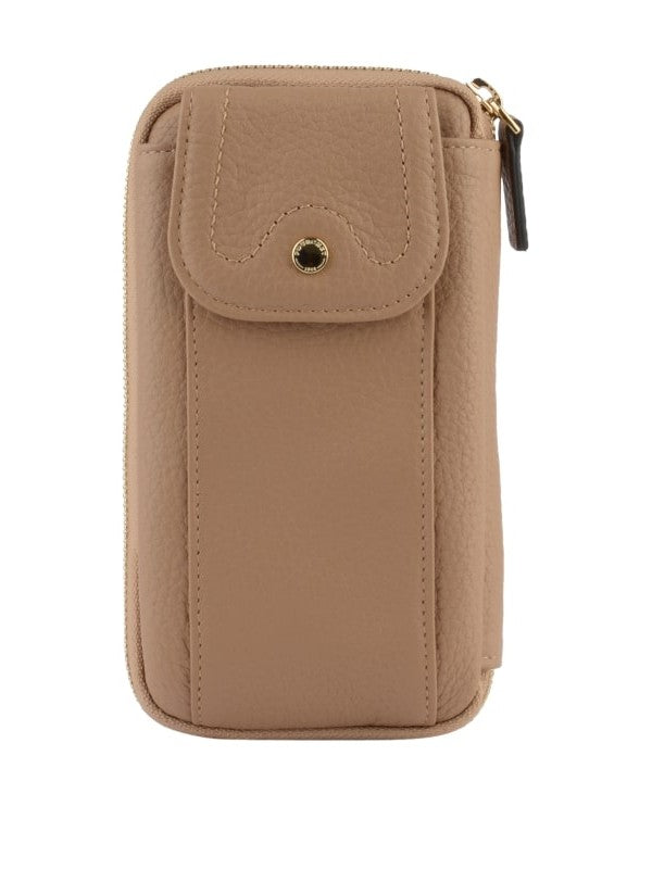 Pourchet Crossbody Mobilväska Mastic