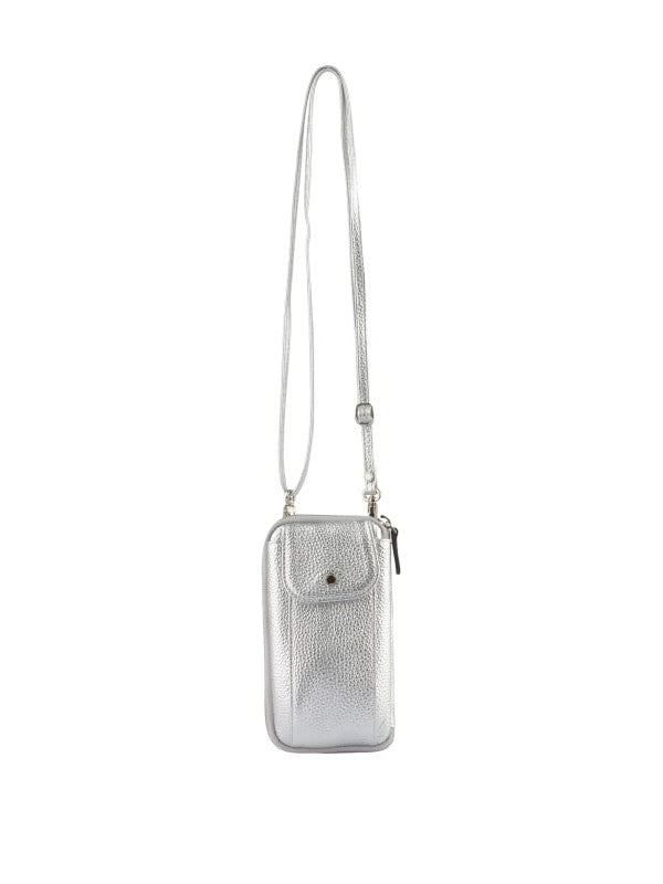 Pourchet Crossbody Mobilväska Silver