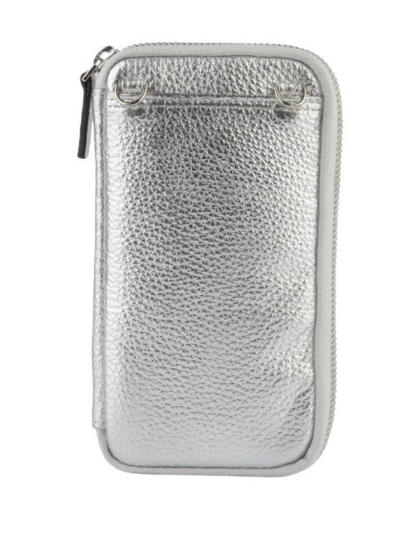 Pourchet Crossbody Mobilväska Silver