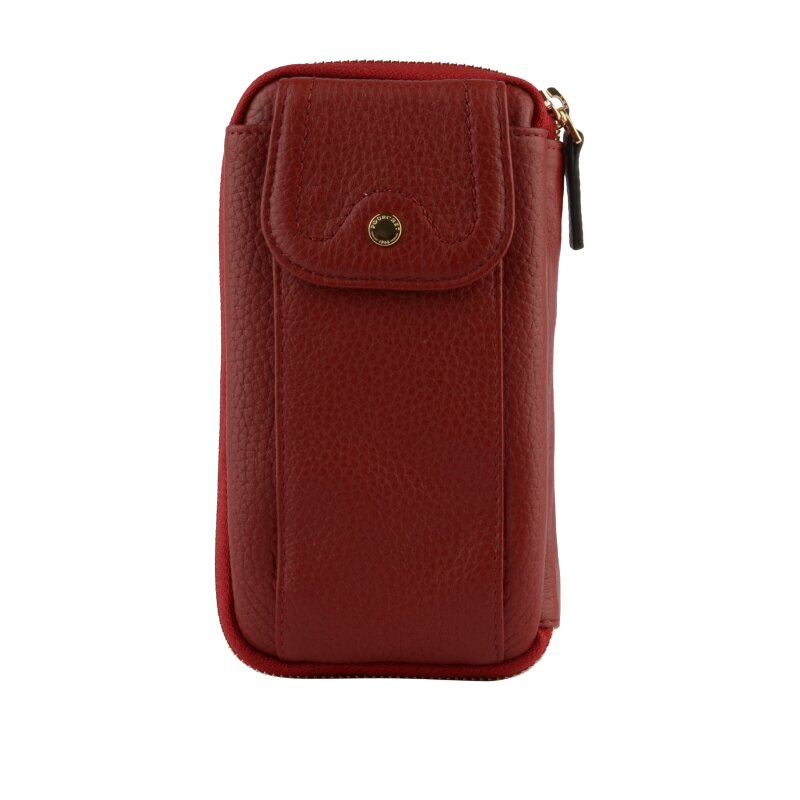 Pourchet Crossbody Mobilväska Vinröd