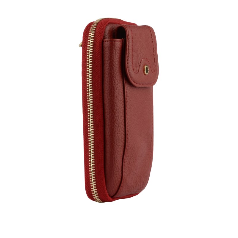 Pourchet Crossbody Mobilväska Vinröd