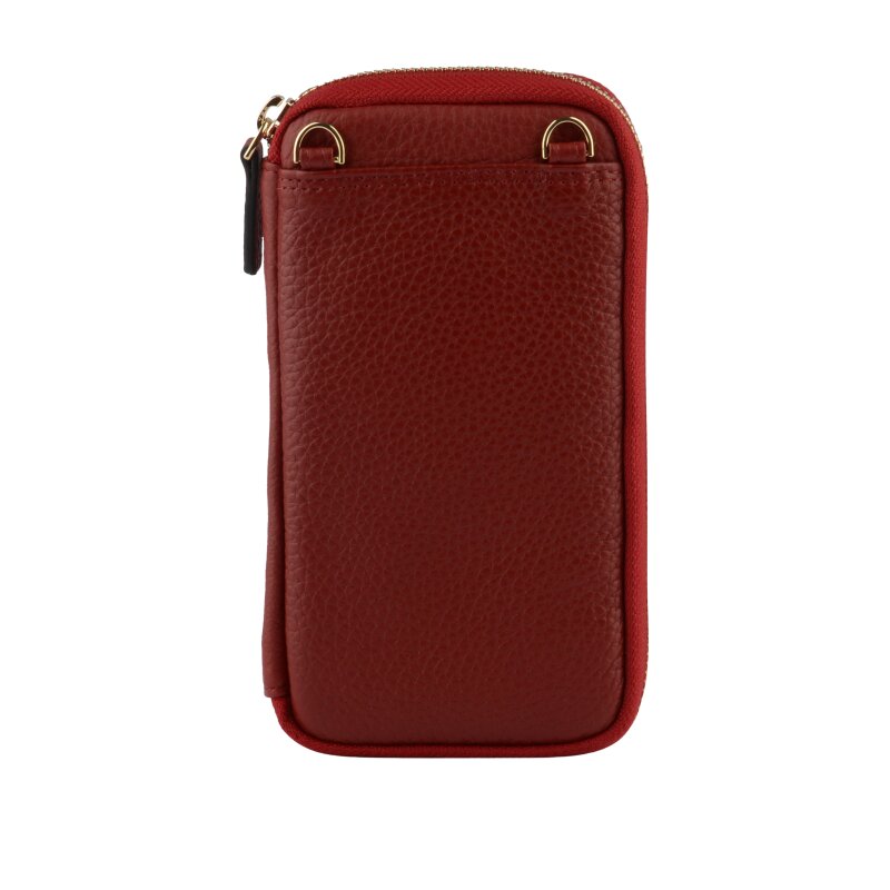 Pourchet Crossbody Mobilväska Vinröd