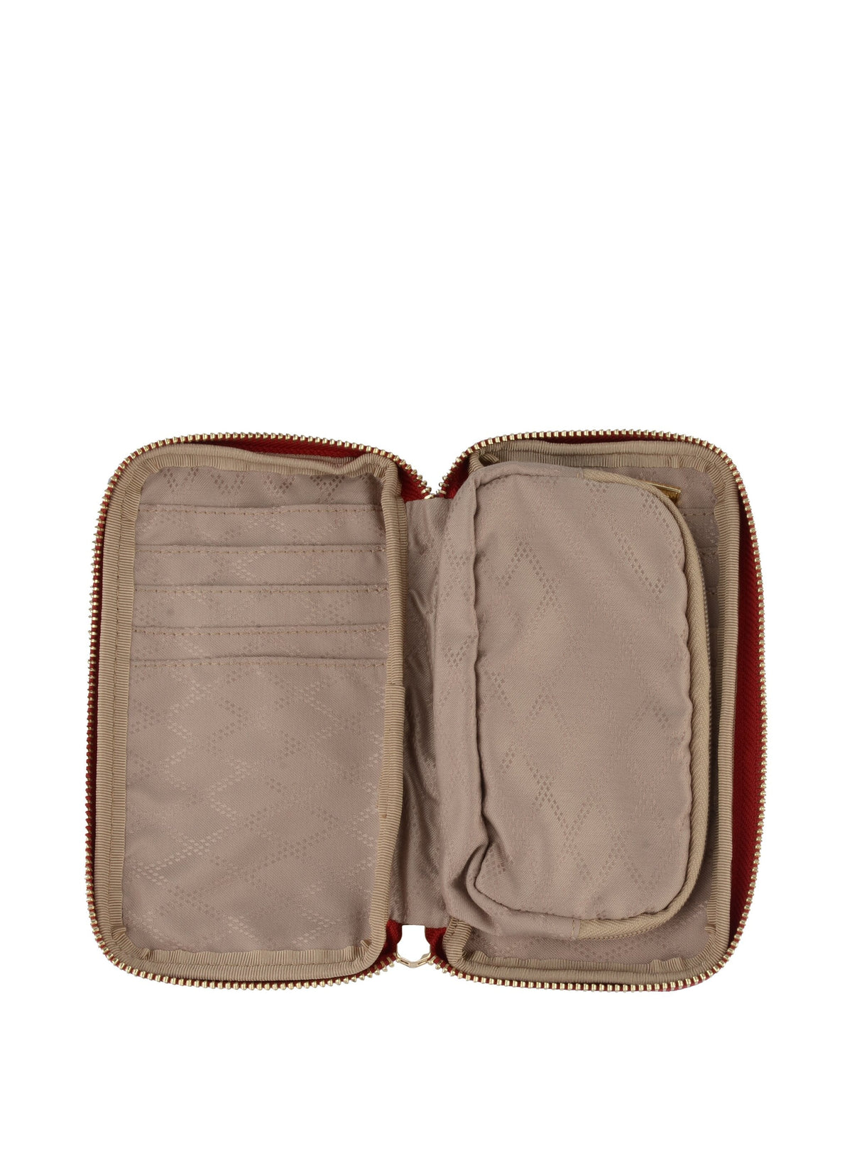 Pourchet Crossbody Mobilväska Vinröd