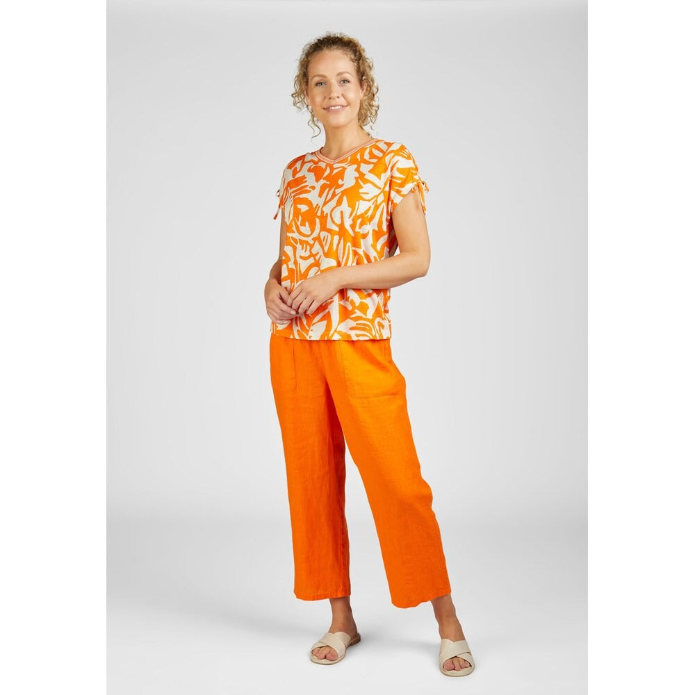 RABE Linnebyxor Sunset Bay Orange
