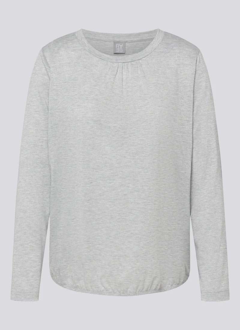 Rabe Långärmad Topp Silver