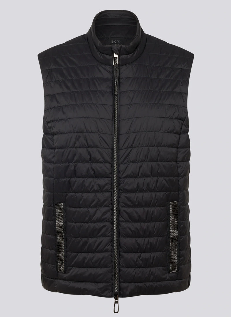 Rabe Lätt Vadderad Väst Svart