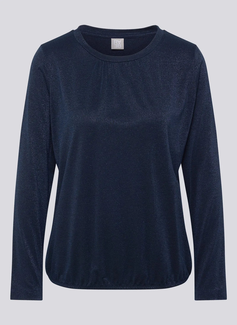 Rabe Rundhalsad Topp Blå