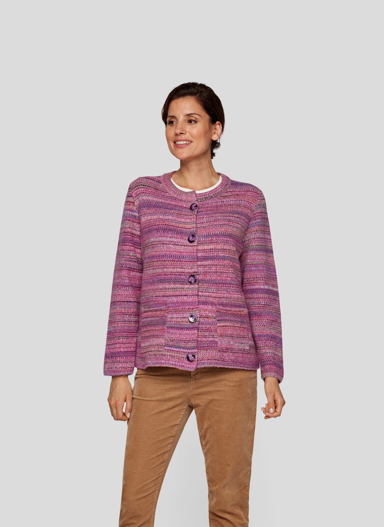 Rabe Stickad kofta Wild Berry