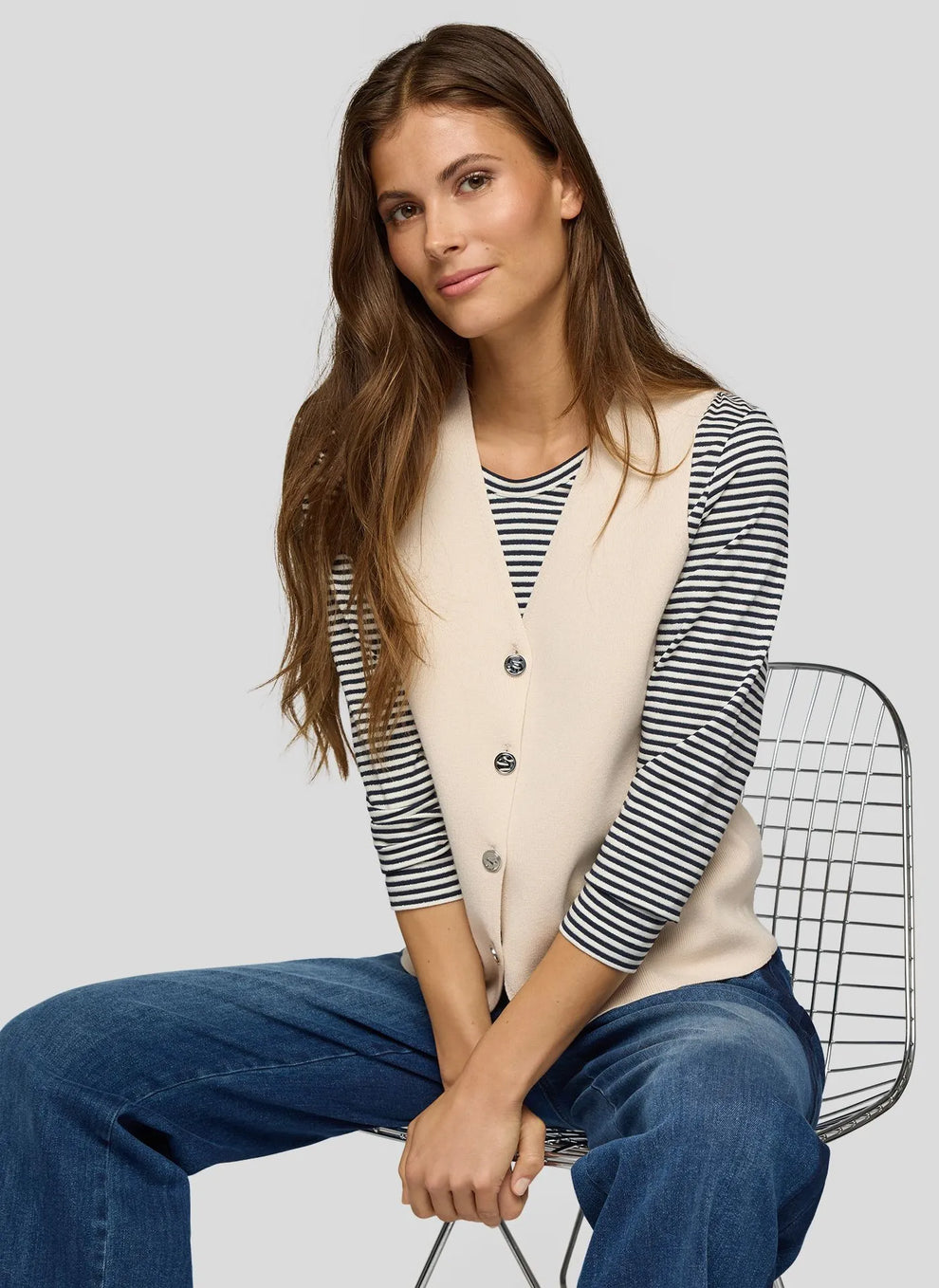 Rabe Väst Beige
