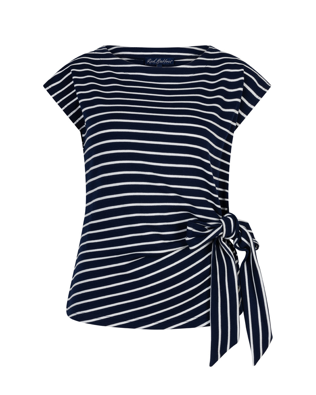 Red Button Randig T-Shirt med Knut Terry Mörkblå