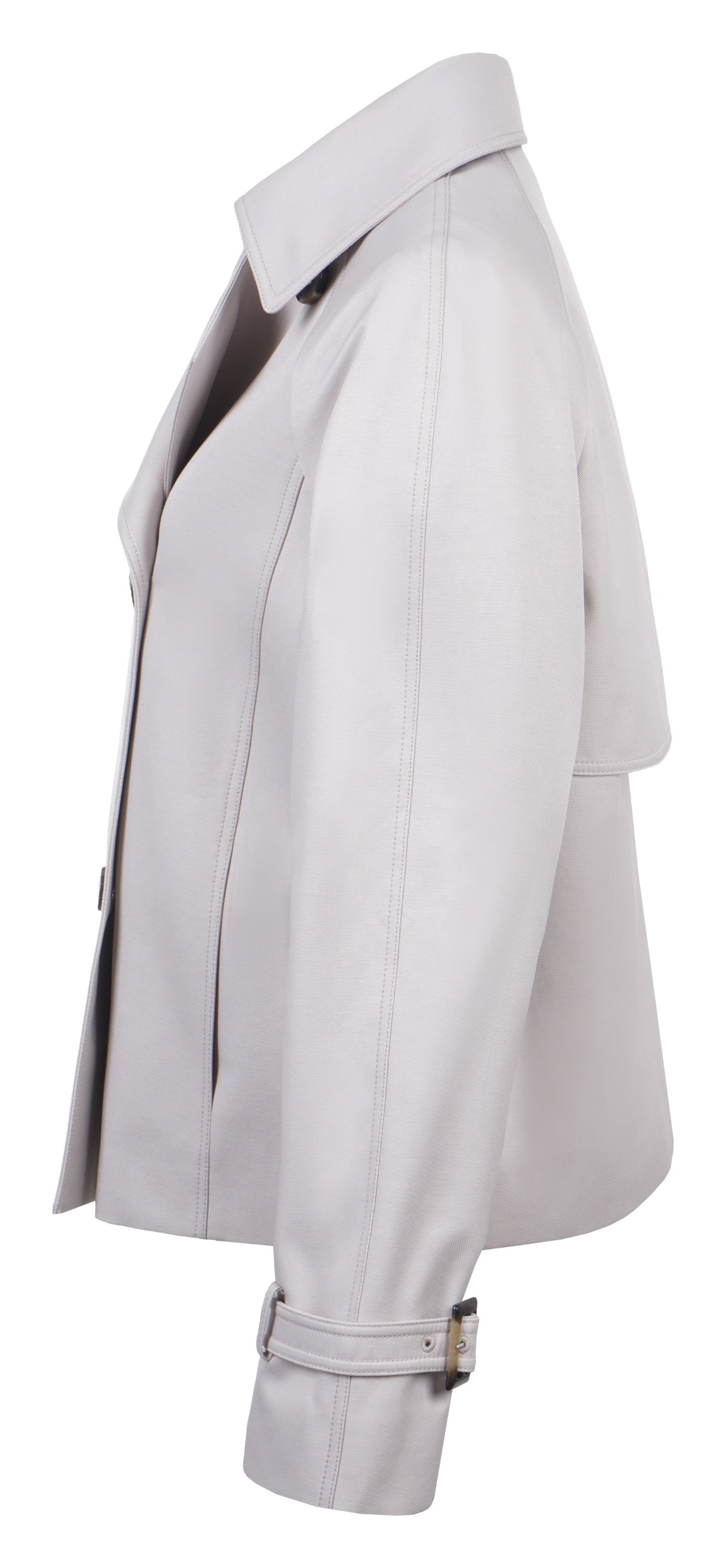 Ril's Kort Trenchcoat Creazzo Ljusbeige